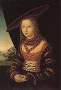 Lucas Cranach the Elder Portrait of a Lady oil painting